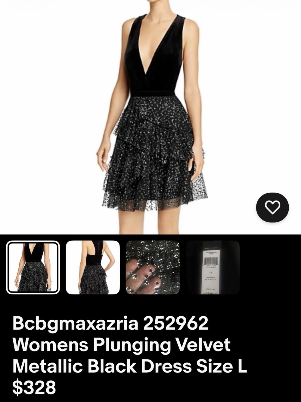 BCBGMaxAzria Black Cocktail Dress - Classic Evening Style